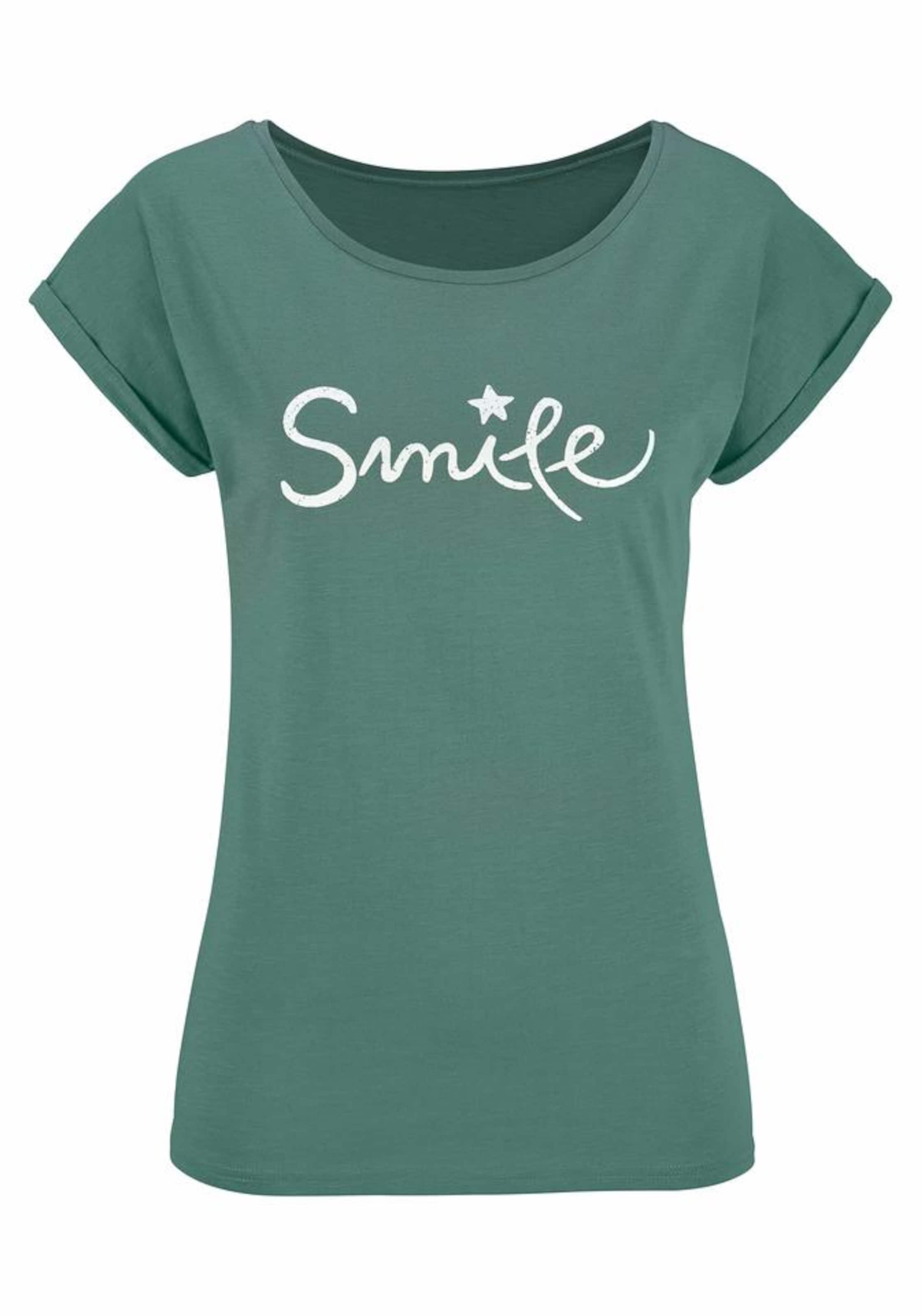 BEACH TIME Shirt in Green: front