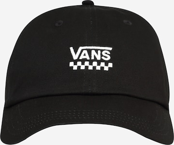 VANS - Boné 'Court Side' em preto: frente