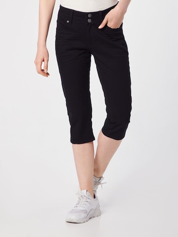 QS Slimfit Jeans 'Catia' in Zwart: voorkant