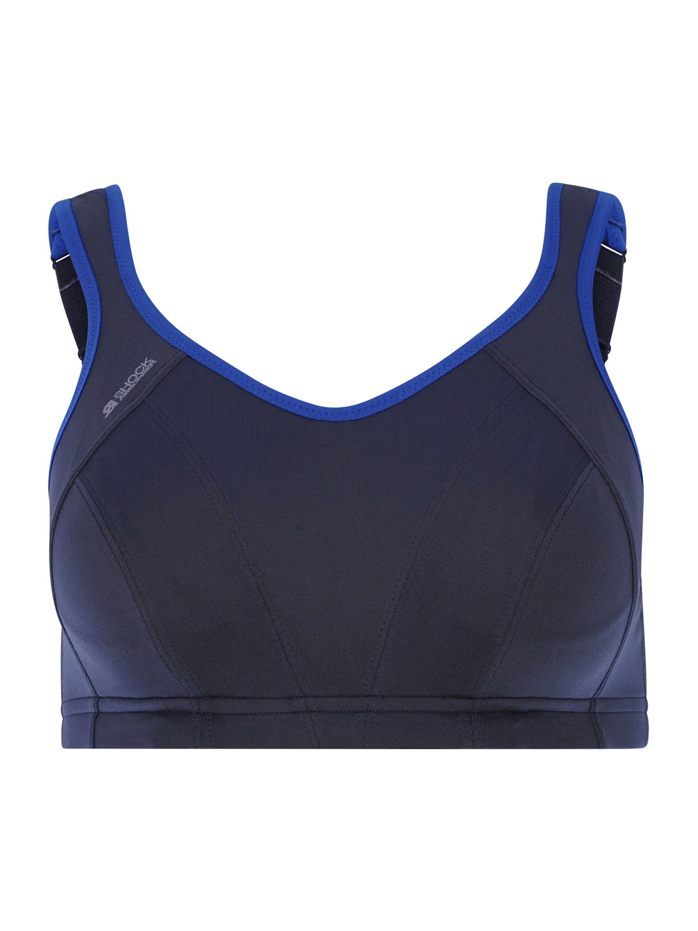 Bustier Soutien-gorge de sport SHOCK ABSORBER en gris : devant