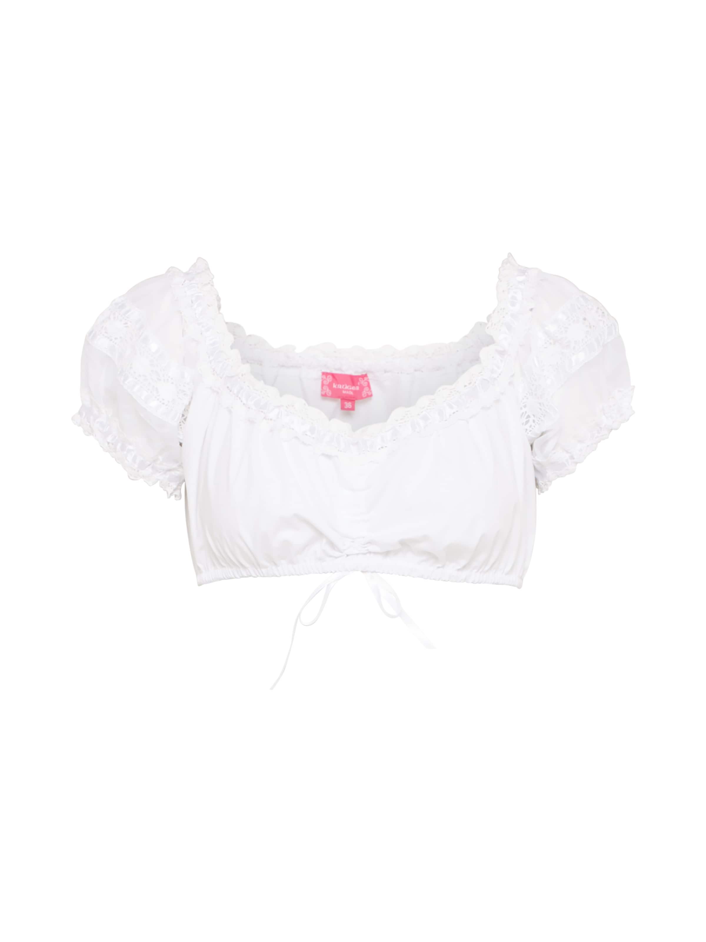 Krüger Madl Traditional Blouse in White: front