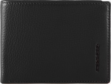 Piquadro Wallet in Black: front