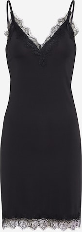rosemunde فستان 'Strap' بلون أسود: الأمام