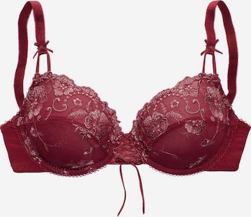 LASCANA Push-up BH in Rot: predná strana