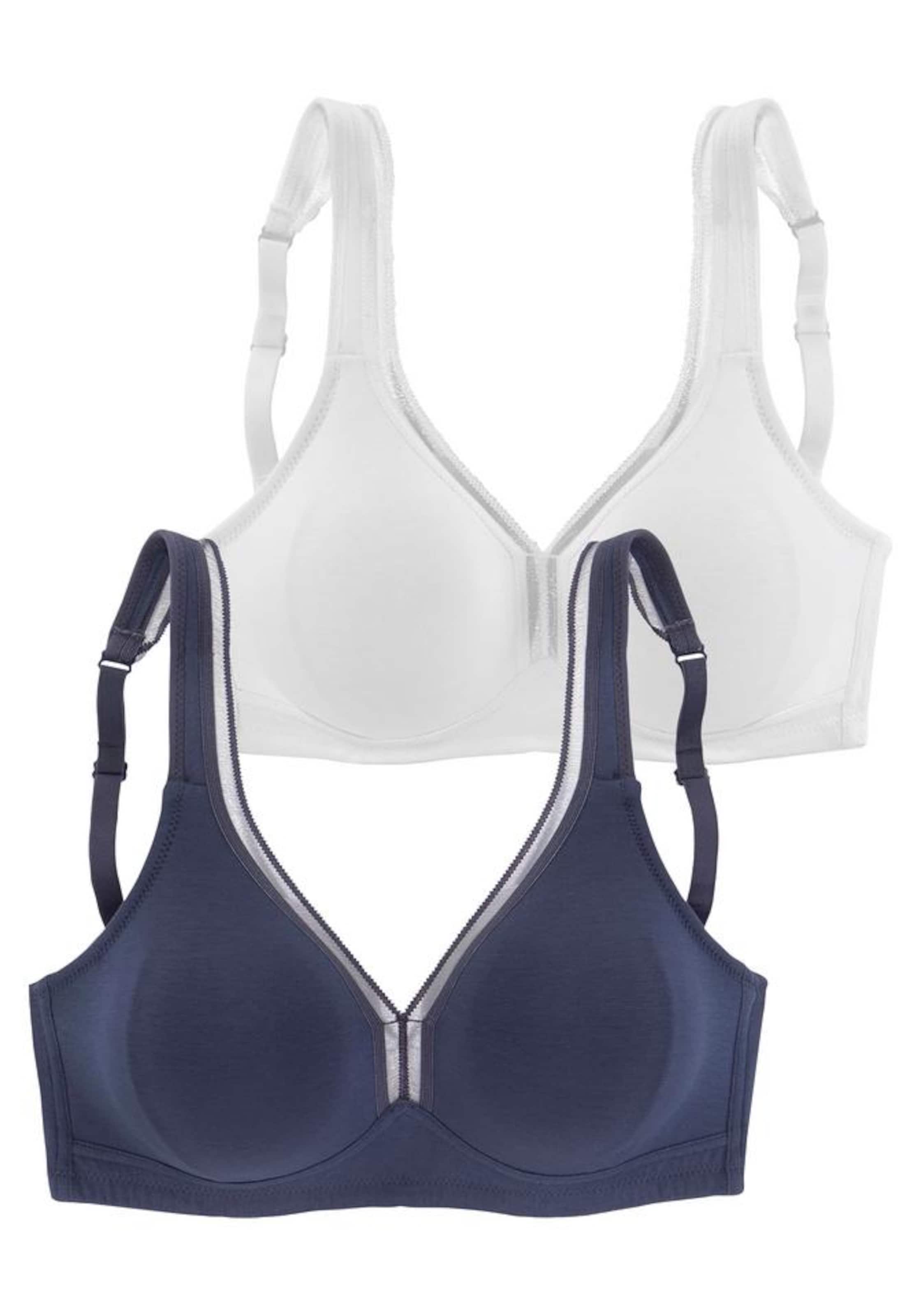 Sutien de tricou Sutien de la PETITE FLEUR pe albastru: față