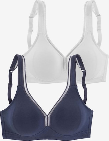 PETITE FLEUR T-shirt Bra in Blue: front