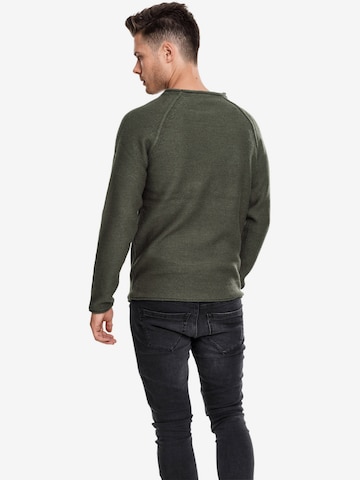 Pull-over Urban Classics en vert