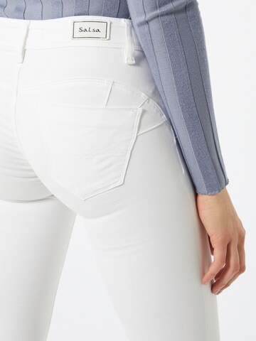 Salsa Jeans Skinny Jeans 'Wonder' in Weiß