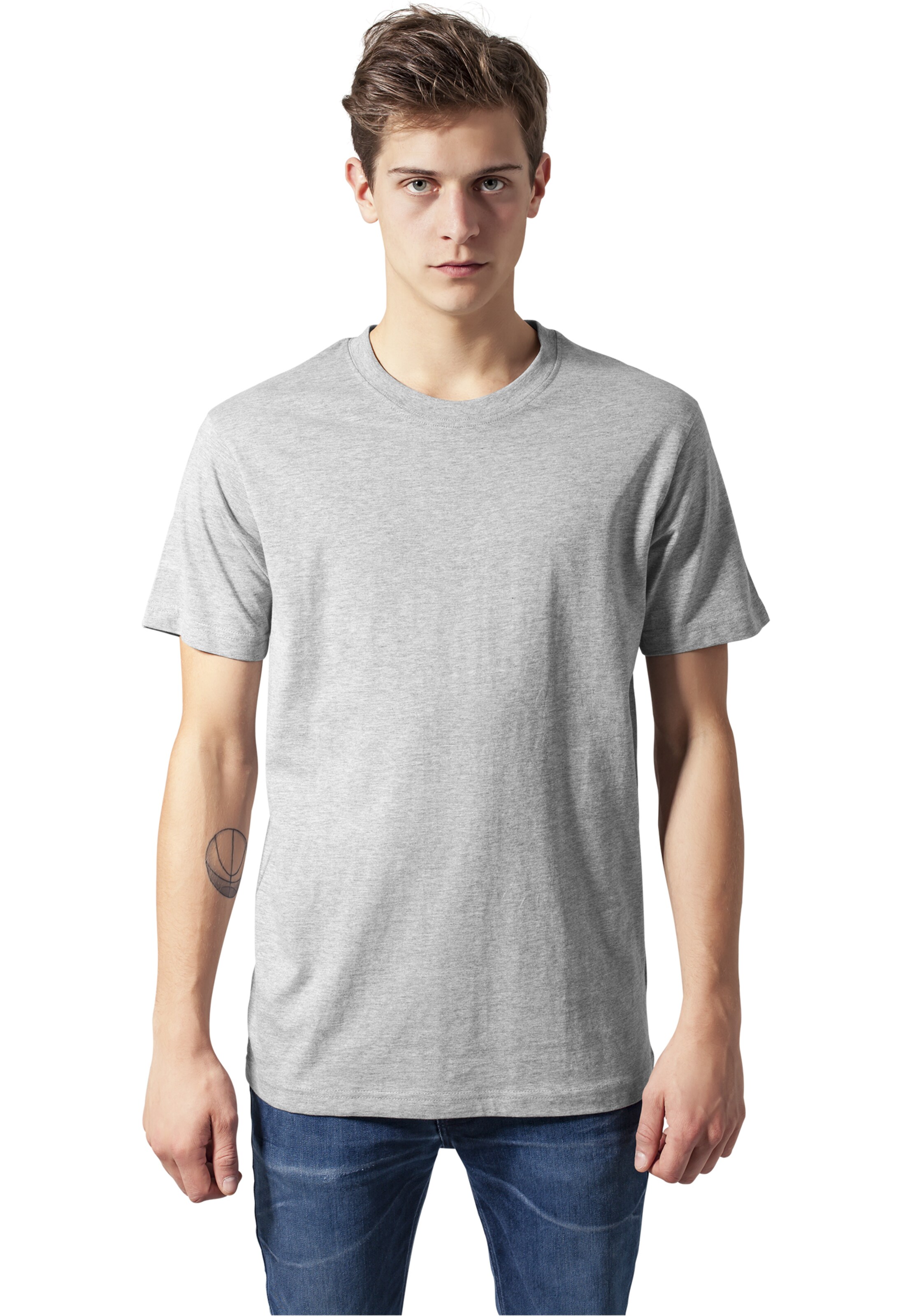 Urban Classics Póló - szürke: elől