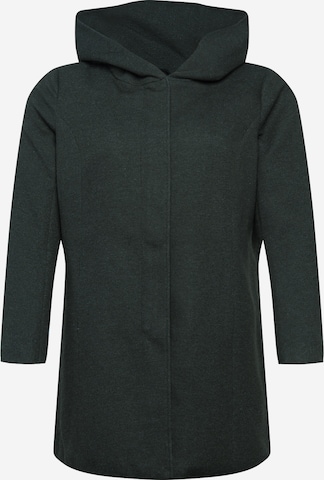 ONLY Carmakoma Between-Seasons Coat in Green: front