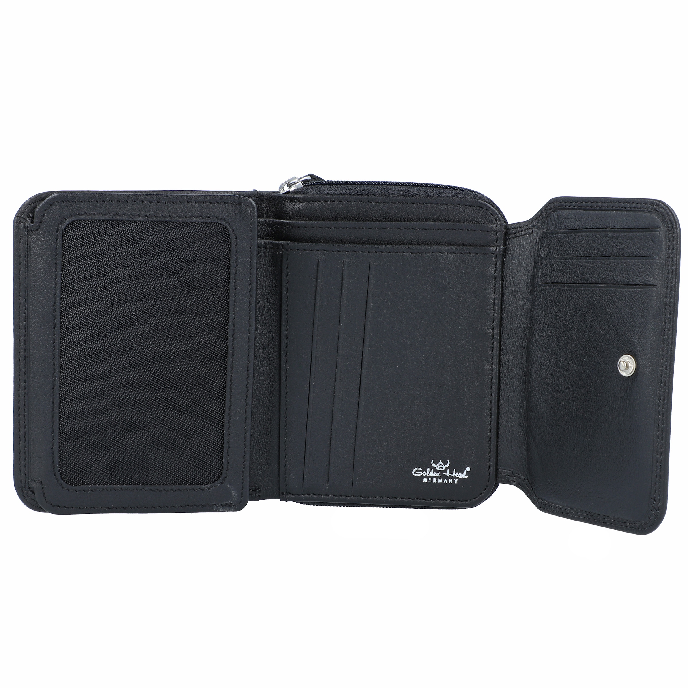 Porte-monnaies GOLDEN HEAD en noir