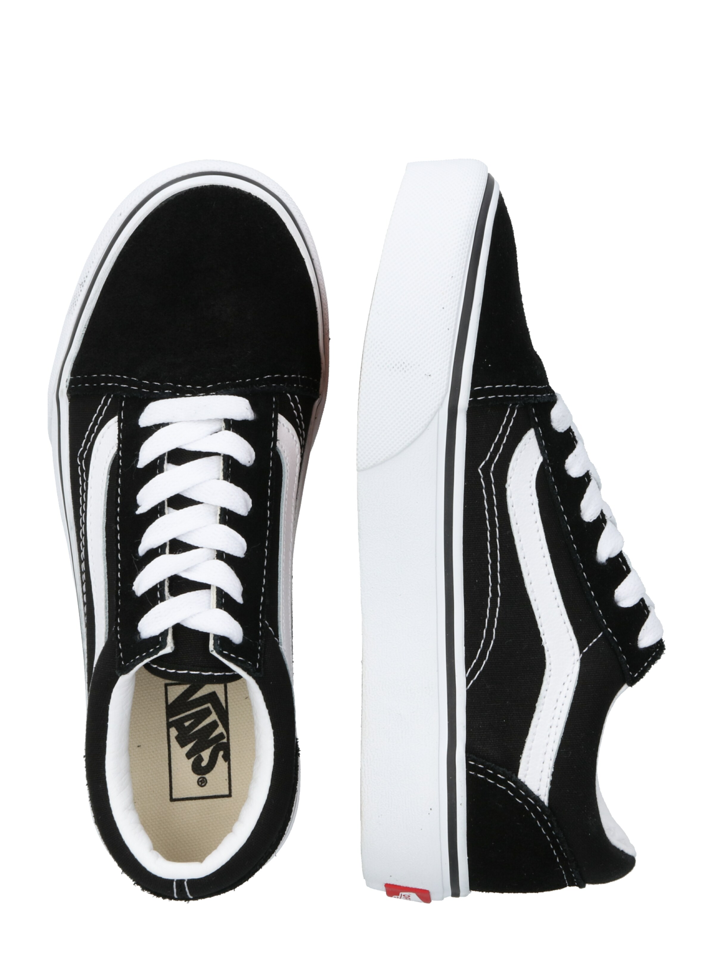 melns VANS Brīvā laika apavi: no sāniem