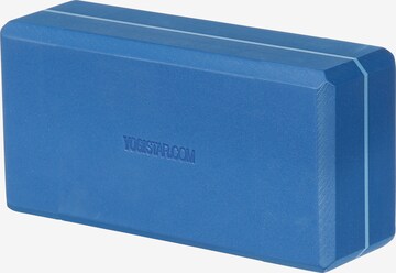 YOGISTAR.COM Yoga Block in Blue: front