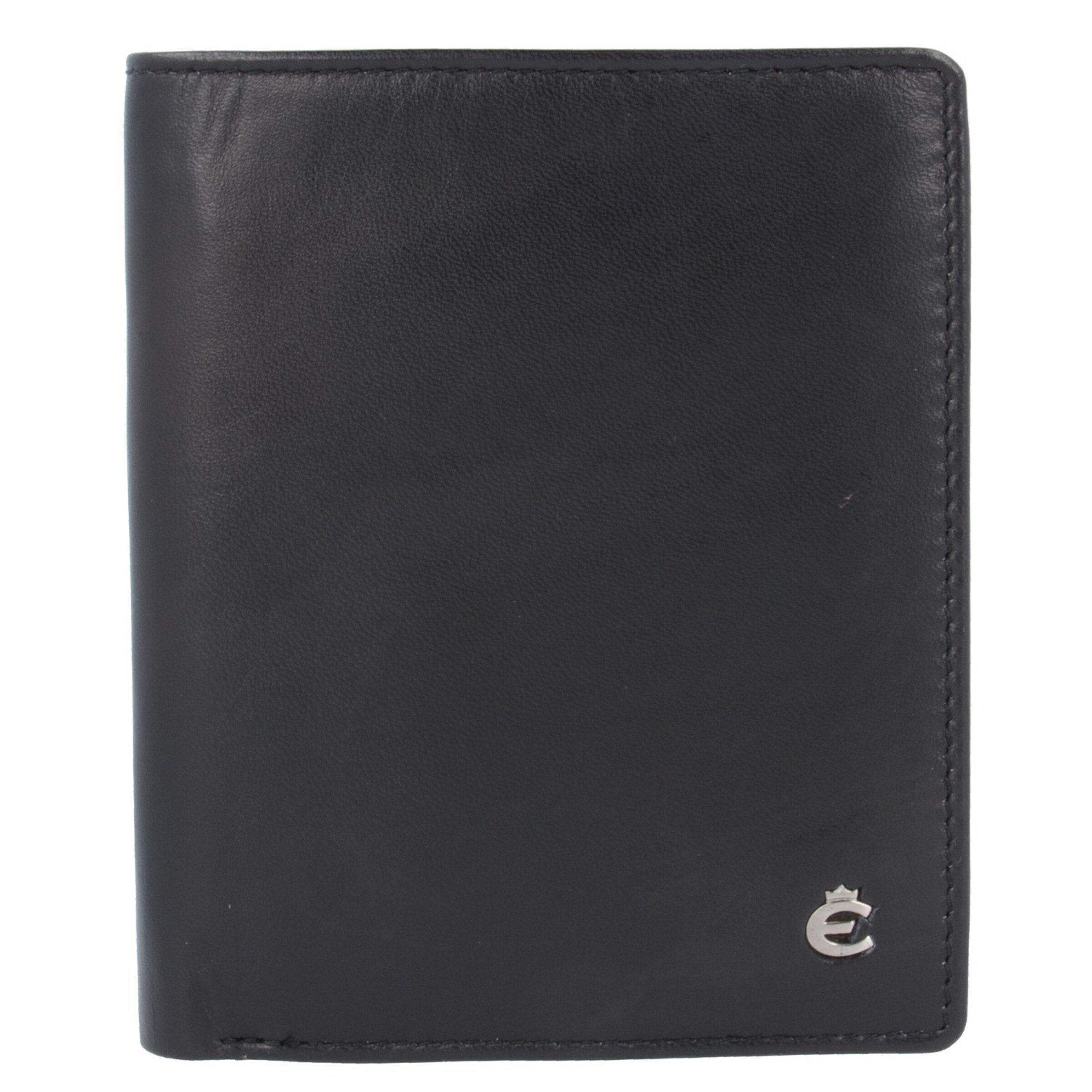 Esquire Geldbörse 'Harry' in Schwarz: Vorderseite