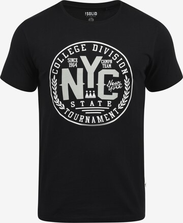 !Solid Shirt 'York' in Zwart: voorkant