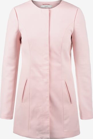 JDY Between-Seasons Coat 'Maggie' in Pink: front