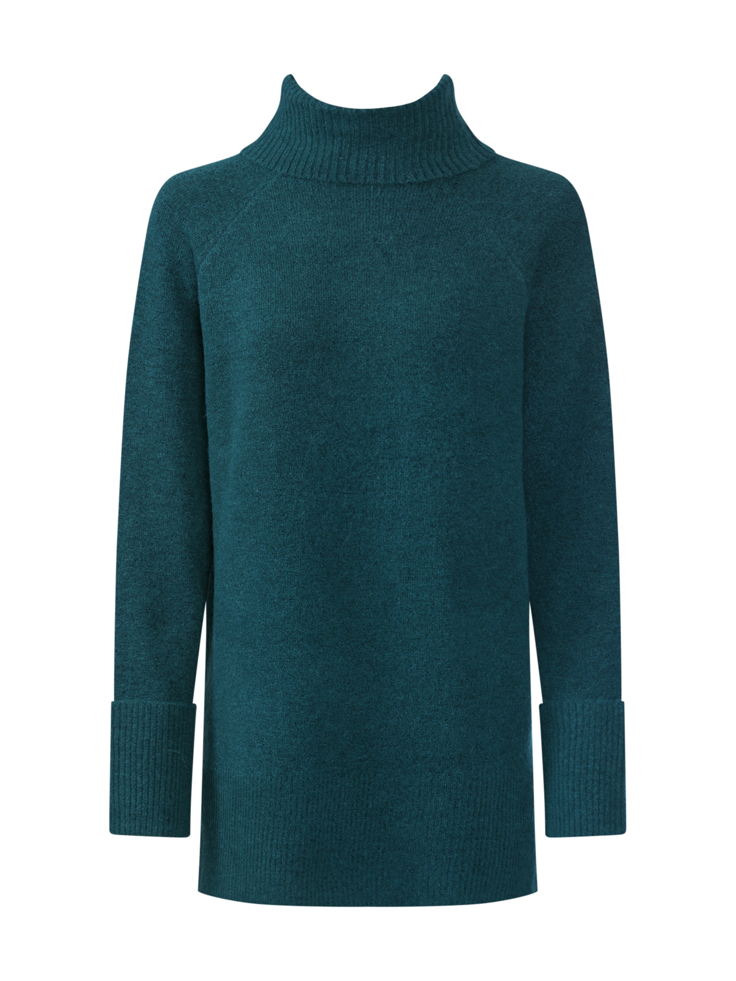 VERO MODA - Trui 'Iva Rep' in de kleur Petrol