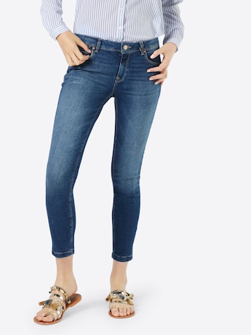 Mavi גזרת סלים ג'ינס 'Adriana' בכחול: מלפנים
