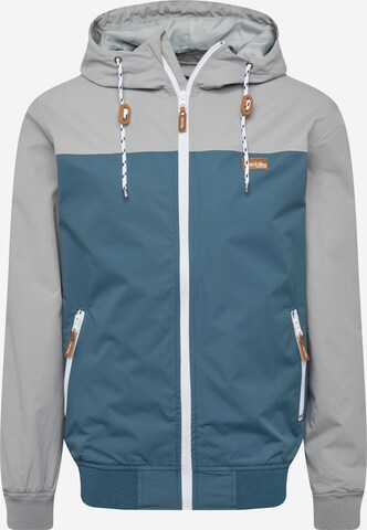 Iriedaily Between-Season Jacket 'Auf Deck' in Blue: front