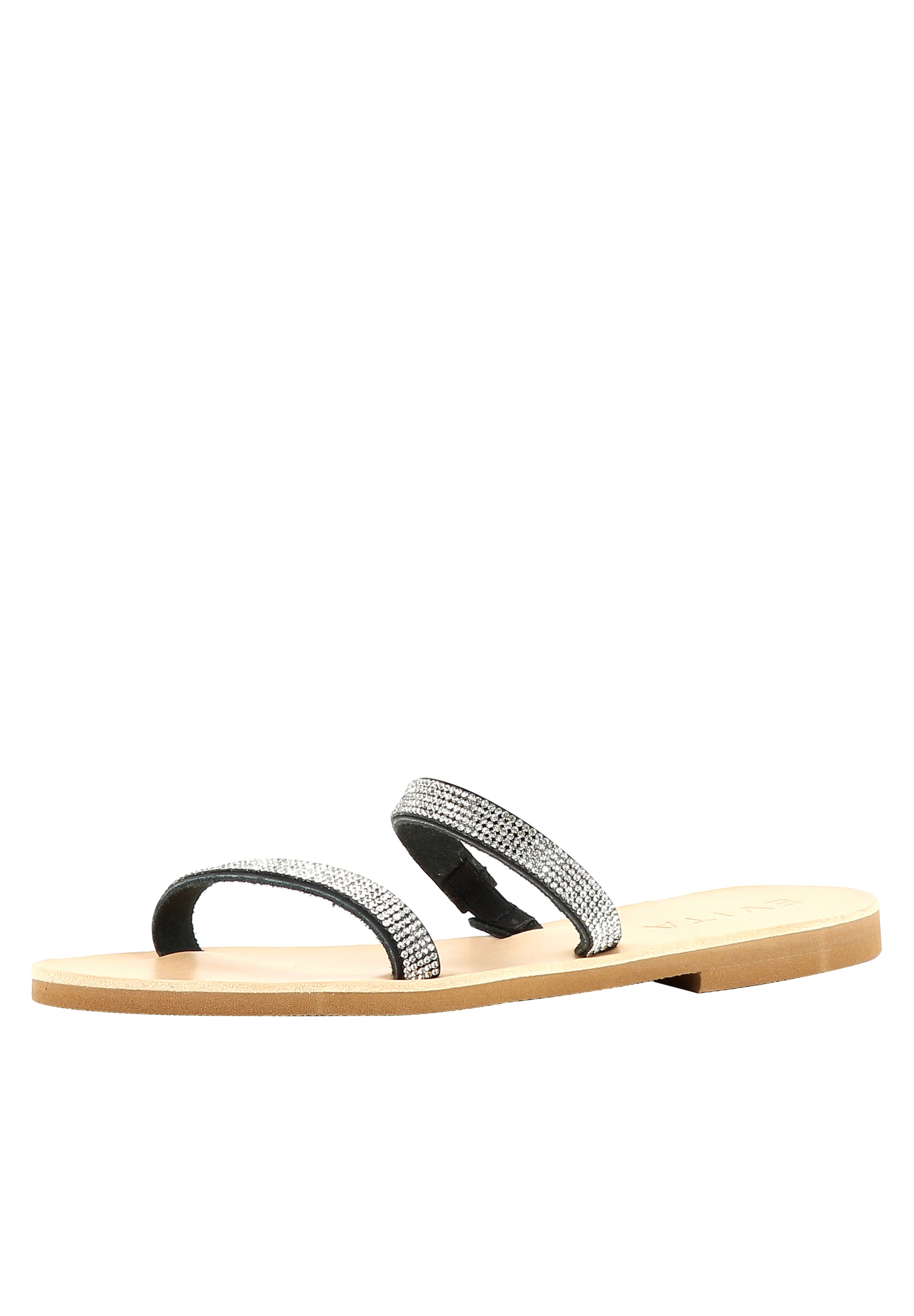 EVITA Mule in Grey: front