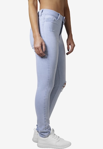 Urban Classics Skinny Jeans in Blau