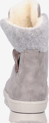 Rieker Lace-Up Ankle Boots in Grey