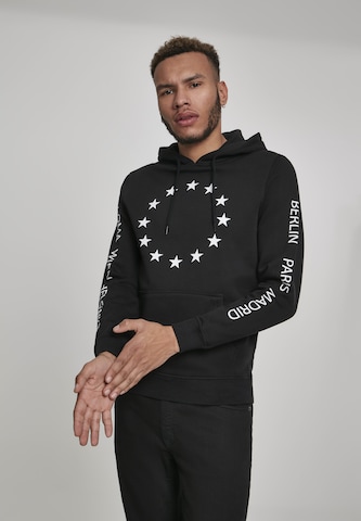 Mister Tee Sweatshirt 'Euro Capital' in Schwarz: predná strana