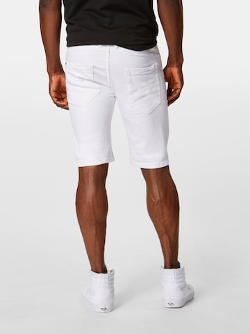 INDICODE JEANS - regular Vaquero 'Kaden Holes' en blanco: atrás