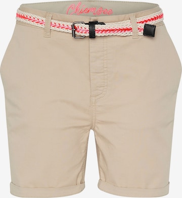 Coupe slim Pantalon chino CHIEMSEE en beige : devant