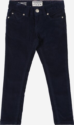 REVIEW FOR KIDS Slimfit Broek in Blauw: voorkant