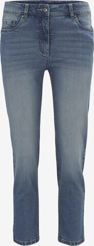 heine Skinny Jeans i blå: forside