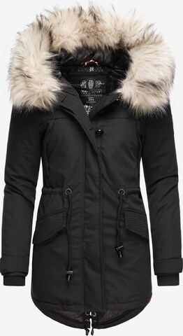 NAVAHOO Winter Parka in Black: front