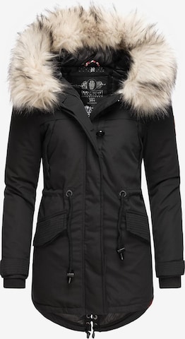 NAVAHOO Winterparka in Zwart: voorkant