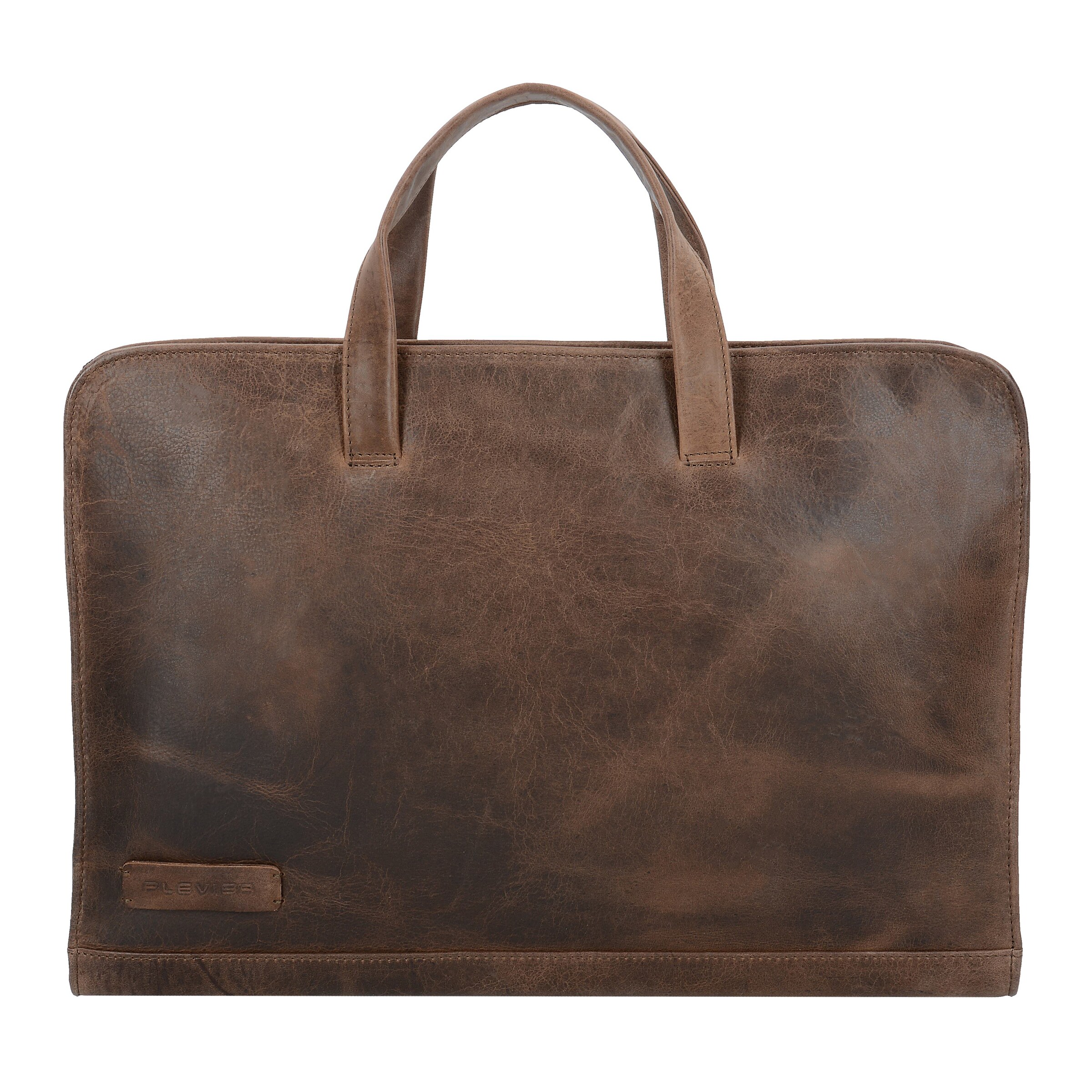 Plevier - Aktentas 'Simplicity' in de kleur Oker