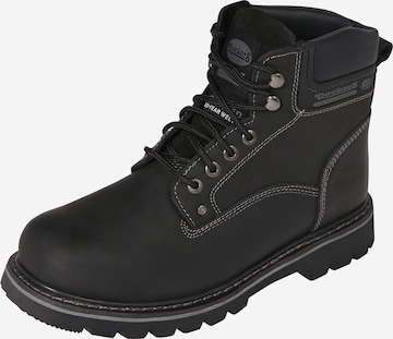 Boots stringati di Dockers by Gerli in nero: frontale