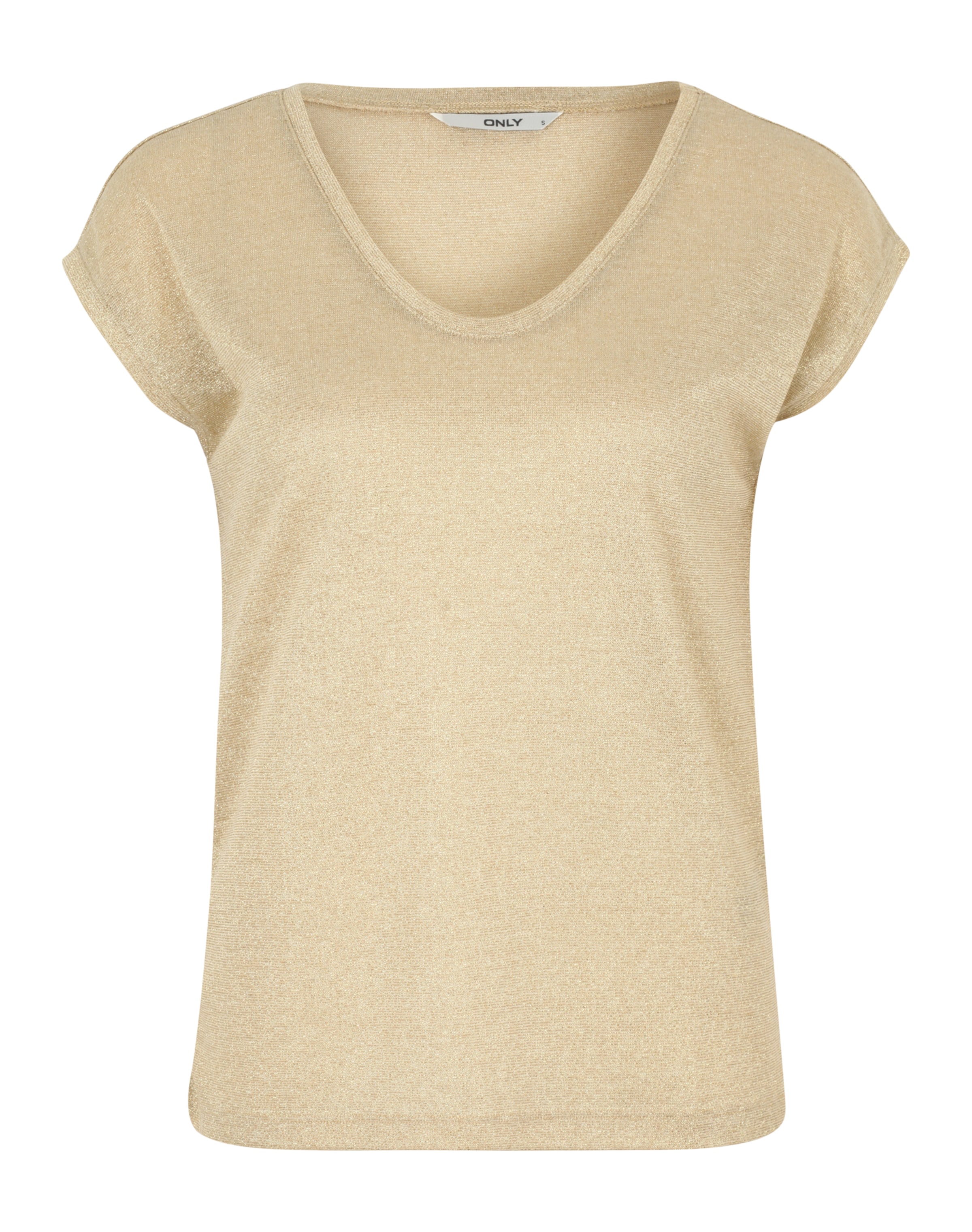 ONLY - Camiseta 'Onlsilvery' en beige: frente