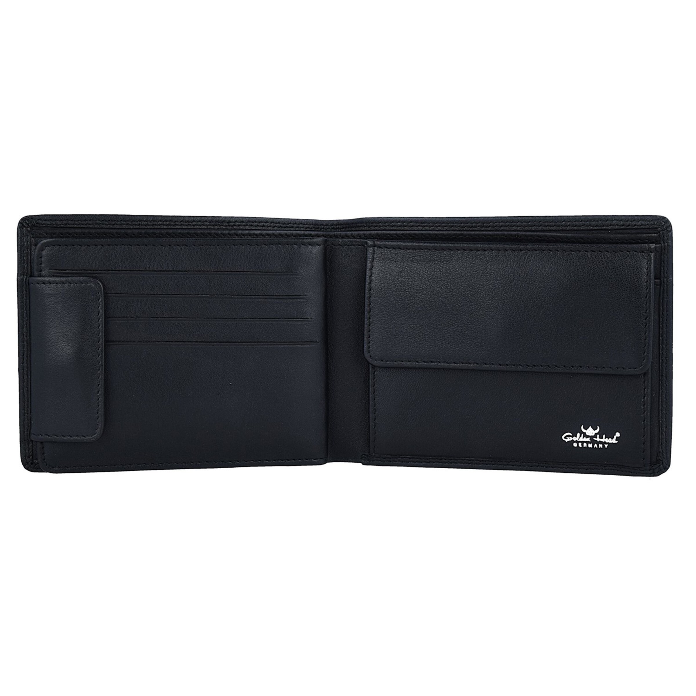 Portamonete 'Polo' di GOLDEN HEAD in nero