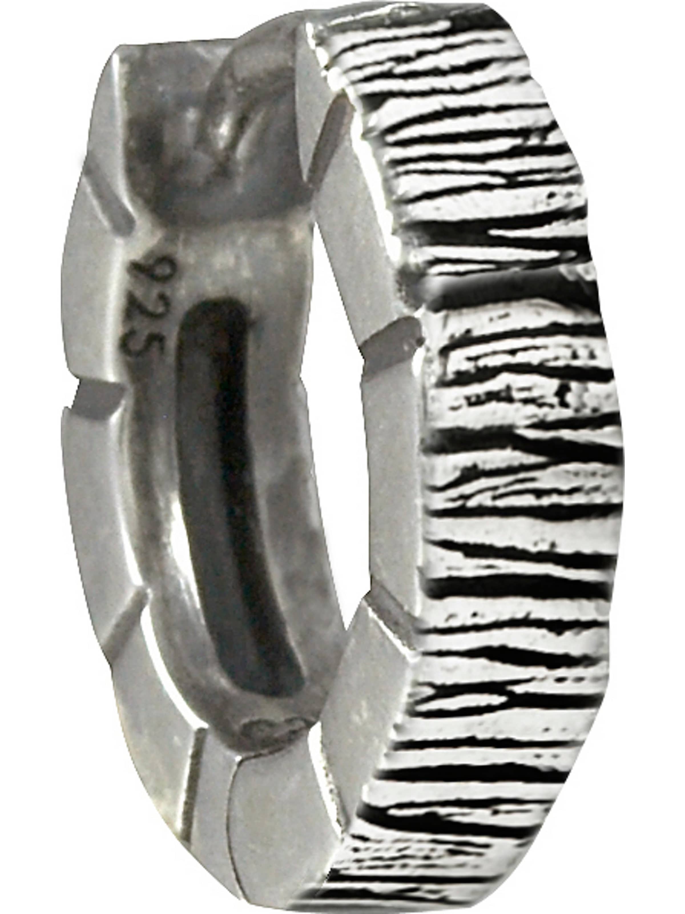 caï Ohrring in Silber: Vorderseite