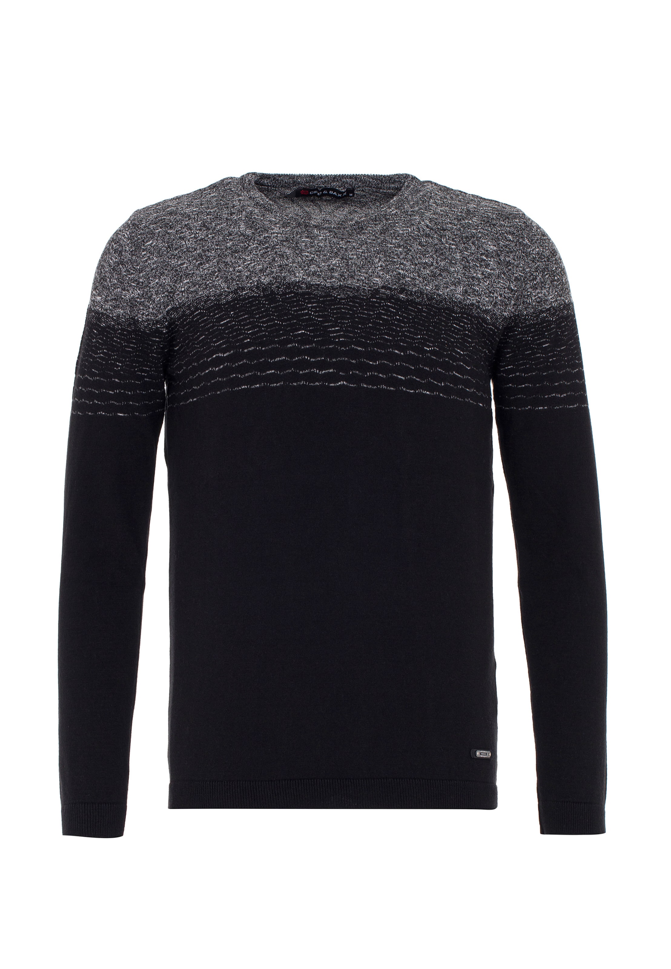 CIPO & BAXX Sweater in Black: front