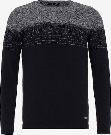 CIPO & BAXX Sweater in Black: front