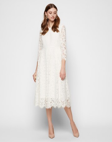 IVY OAK Sukienka 'Lace Dress Fit And Flair' w kolorze biały