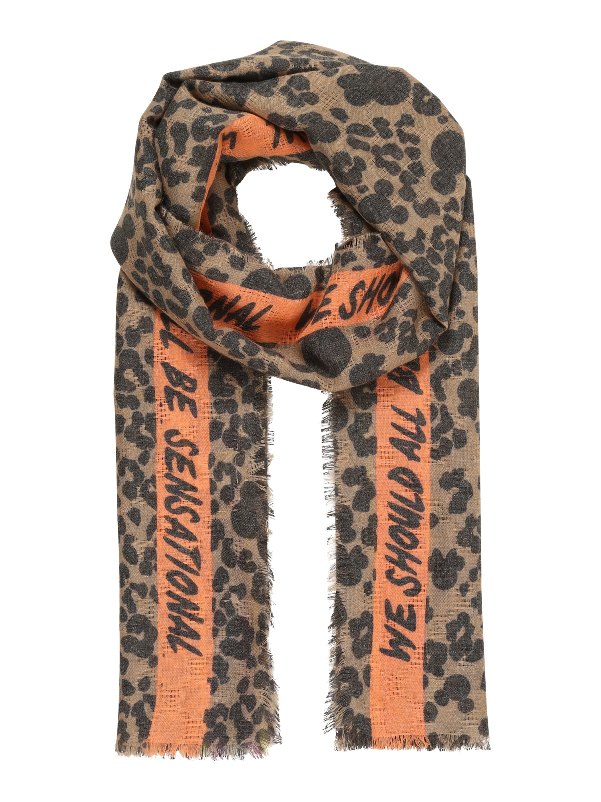 CODELLO - Sjaal in de kleur Kastanjebruin