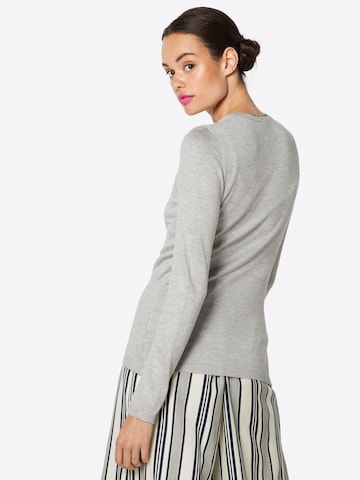 Cardigan 'Mafa' ICHI en gris : derrière