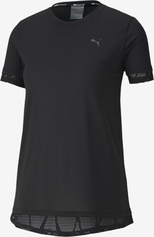 PUMA Functioneel shirt 'Studio' in Zwart: voorkant