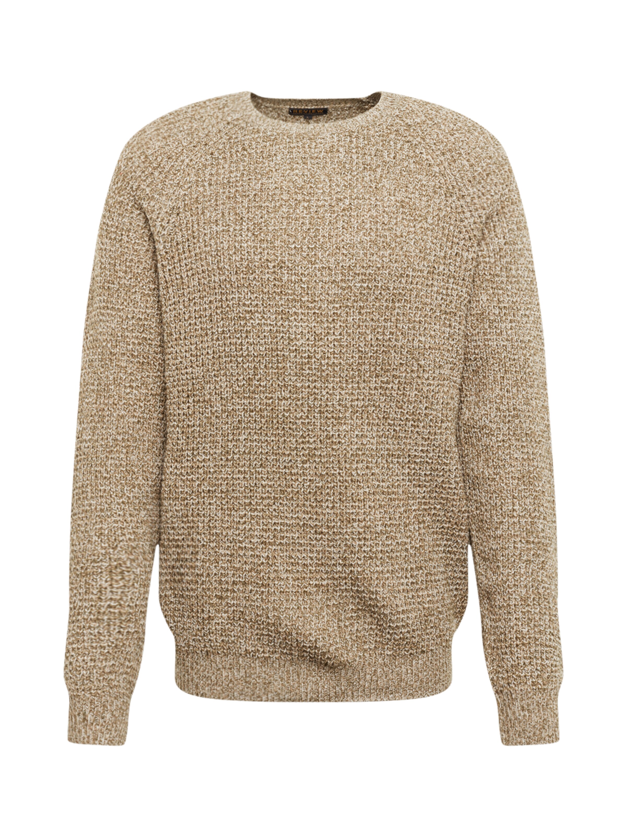 Review - Trui 'MULTICOLOR KNIT' in de kleur Beige