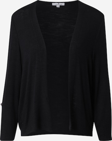 Cardigan TOM TAILOR en noir : devant