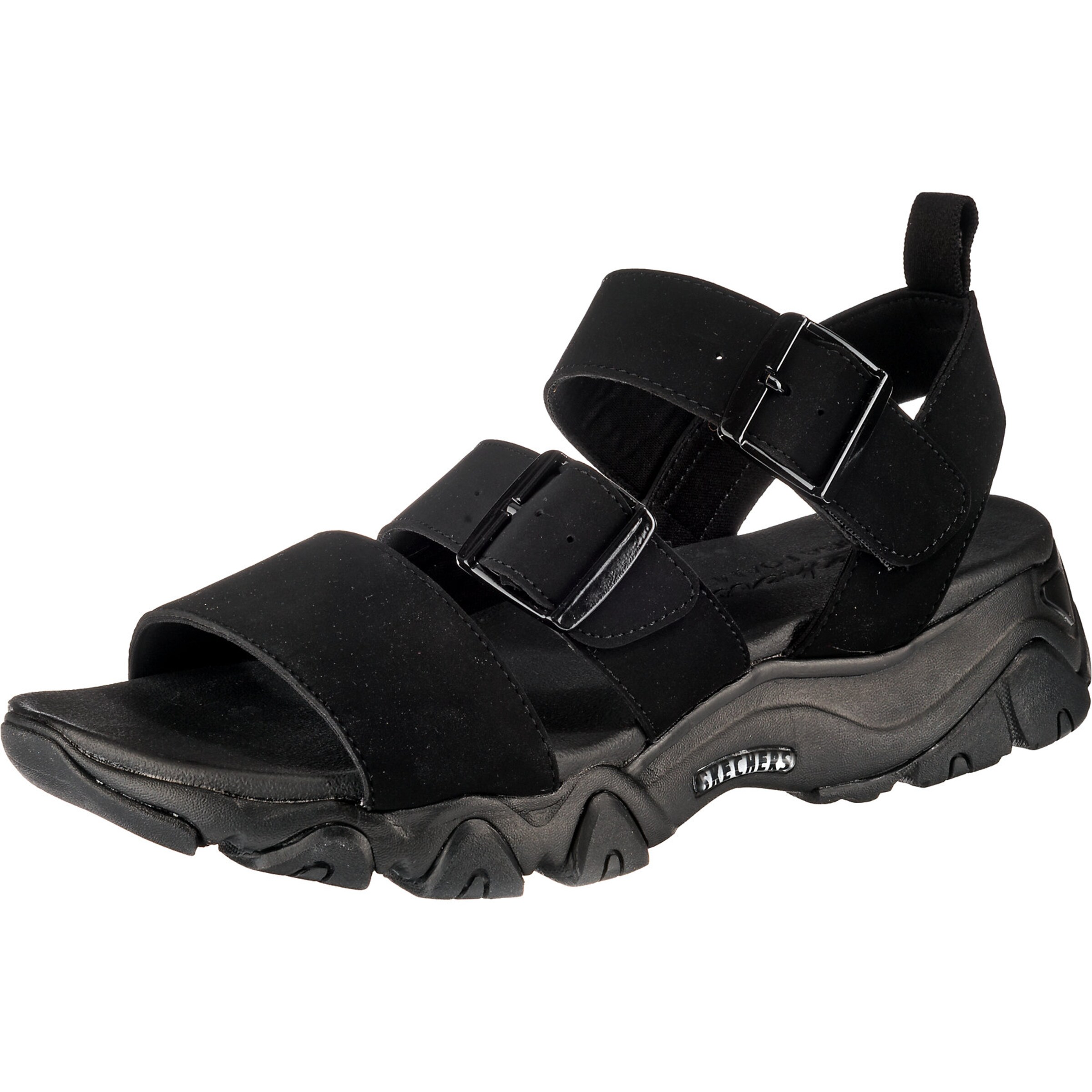 SKECHERS - Sandalen in schwarz