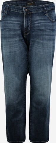 Jack & Jones Plus - Slimfit Calças de ganga 'Tim' em azul: frente