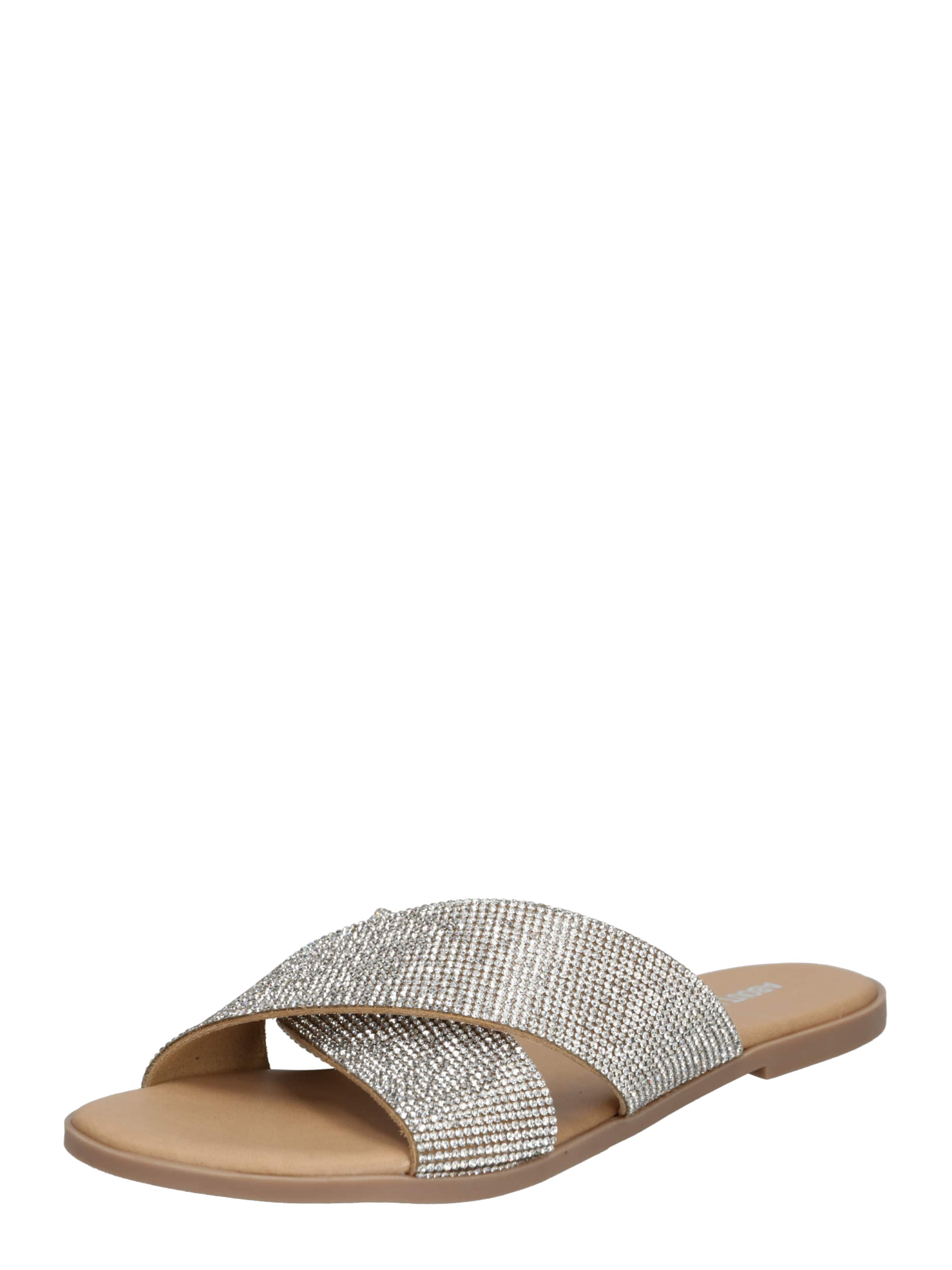 Mule 'Clarissa' ABOUT YOU en argent : devant