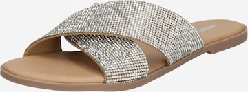 ABOUT YOU Pantolette 'Clarissa' in Silber: front